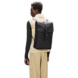 RAINS Backpack – Durable Waterproof Laptop Backpack for Men and Women for Travel, Work and Commuting – Black Bag with Secure Closure – 15" Laptop Pocket – 2 Year Warranty