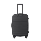 Gecheer ABS Hardshell Luggage Set 3-Piece Spinner Suitcases with TSA Lock – 20 Inch, 24 Inch, 28 Inch Carry-On and Checked Luggage in Black
