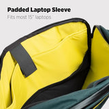 Topo Designs Global Pro 3-Way Briefcase, Waterproof X-Rip Fabric, Metal Hardware, Removable Shoulder Strap, Stowable Backpack Straps, Rugged + Minimalist PFC-Free (Black)