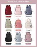 BJLFS Purple Backpack for Girls Women, Waterproof High School Bookbag, Lightweight Casual Travel Daypack,Classic Basic College Backpack, Middle School Bag for Teen Girls Boys Cute Back Pack