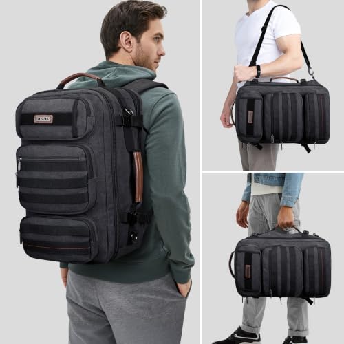 WITZMAN Travel Backpack for Men Flight Approved Fits 16" Laptop