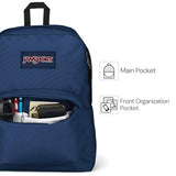 JanSport SuperBreak Plus Backpack with Padded 15-inch Laptop Sleeve and Integrated Bottle Pocket - Spacious and Durable Daypack for Work and Travel - Rows Of Bows