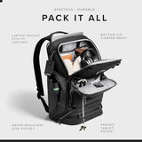 TUMI - Alpha Bravo Renegade Backpack - Travel Backpack & Laptop Bag - With TUMI Tracer - 18.5" X 12.8" X 7.0" - Black