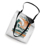 Even the Waves Obey His Voice Christian Bible Verse Surfing Tote Bag