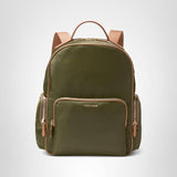 Cole Haan Women's Delancey Nylon Backpack, Olive Night/Godlen Honey