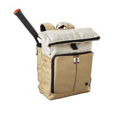 WILSON Lifestyle Foldover Tennis Backpack - Khaki, Holds up to 2 Rackets