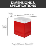 Igloo 24 Can Legend Cooler, Red (32608)