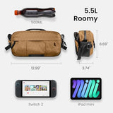 tomtoc 5.5L X-Pac Sling Crossbody Bag for Nintendo Switch 2/ROG Xbox Ally X