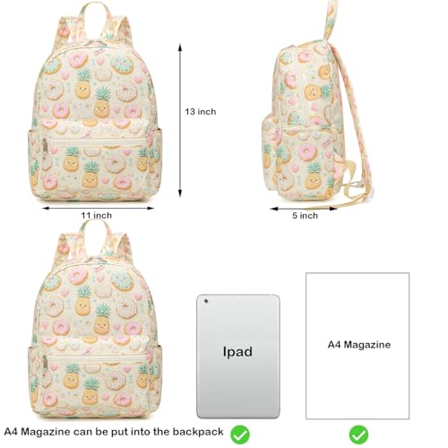 YiXiamo Cute 13 inch mini pack bag backpack for grils children and adult (3D-Donuts)