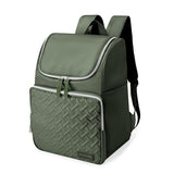 Halivita Cooler Backpack Insulated Leak Proof 33 Cans, Waterproof Hiking Backpack Cooler Soft Cooler Bag Lunch Backpack for Picnic Camping Beach, Green
