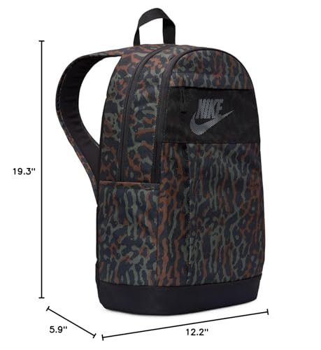 [NIKE] CAMINAL ELEMENTAL BACKPACK (21L) FB2834-010 Black/Black/White, black/black/white, 21L