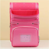 Milworld ransel randoseru pink backpack automatic school bag candy girls series PU leather send gift