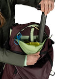 Osprey Firn 18L Ski and Snowboard Backpack, Elderberry Purple/Peppermint Green, Medium/Large