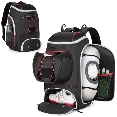 Smasrob Football Bag for Equipment, Football Backpack, Black | Backpacks4Less