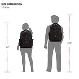 SwissGear Tool Bag Backpack, Fits Up to 17-Inch Laptop, Work Pack PRO, Black