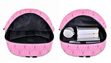 Roffatide Anime Demon Slayer Backpack Pink Geometric Gradient School Bag Laptop Backpack for Girls Ladies