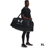 Under Armour Unisex-Adult Undeniable 5.0 Duffle, Black (001)/Metallic Silver, X-Large