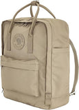 Fjällräven Kanken No. 2 Backpack - Heavy-Duty Durable G-1000 Fabric, Premium Leather Details - Travel, Commuting, Fossil, One Size