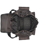 Calvin Klein Elora Organizational Backpack, Brown/Khaki/Black, One Size