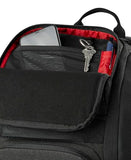 WILSON Clash V3 Super Tour Tennis Backpack - Black/Infrared, Holds up to 2 Rackets