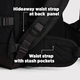 Topo Designs Rover Trail Pack 22L, Molded Back Panel, Waist Belt, Water Bottle Pockets (Bone White/Beetle)
