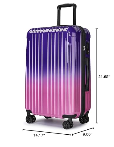 Comeria Carry on Luggage - Airline Approved Suitcases with Spinner Wheels, Built-In TSA Lock，Hard Shell Expandable Suitcases