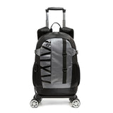 HTgroce Rolling Backpack with Wheels for Boys Roller Wheels Backpacks Big Kids Laptop Luggage Travel Suitcase for Teen Boys