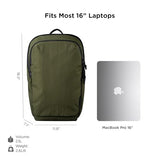 ALPAKA Bravo Backpack 23L Laptop Backpack Green