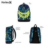 Hurley Unisex-Kids Graphic Backpack, Lava, One Size