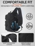 J.SH Tactical Sling Bag for Men, Military Shoulder Sling Backpack(Bag Only)