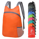 SUIKIHUM 20L Ultra Hiking-Daypack Lightweight Foldable Travel Packable Backpack for Camping Cycling Outdoor,orange