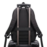 Laptop Backpack for Business Travel and Flight Water Resistant with USB Charging Port Lightweight Durable Large bag for Men and Women Fits 15.6 Inch Laptop Black