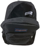 Jansport Cross Town 8 Bit Cherries Backpack, black, 42X14X32, Art Deco