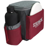 Streamline Discs Cell Disc Golf Starter Bag (Burgundy/Black)