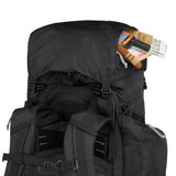 Kelty Coyote 60-105 Liter Internal Frame Backpack - Hiking, Backpacking, Travel, Adjustable Torso (105L / Black)