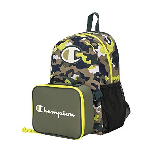 Champion Munch Backpack Lunch Kit Combo Olive One Size | Backpacks4Less