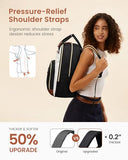 LOVEVOOK Laptop Backpack Women with USB Port Design,15.6 inch Waterproof Work Travel Backpack Computer Laptop Bag,Cute College Nurse Teacher Backpack Purse,Gifts for Women & Men,Beige-Black-Brown