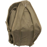 Rothco Canvas European School Bag Crossbody Shoulder Bag, Olive Drab