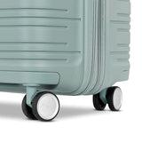 Samsonite Elevation Plus - Carry-On Hardside Luggage - Scratch Resistant Polypropylene Shell, RightHeight™ Adjustable Handle, Integrated AirTag Holder, TSA Lock, WetPak™ Compartment - Cypress Green