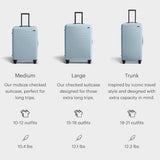 Away Large Checked Luggage, 29-inch Lightweight Hardside Spinner Suitcase