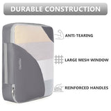 8 Set Packing Cubes for Travel, Grey