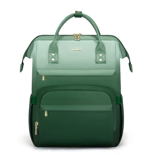LOVEVOOK Gradient Laptop Backpack for Women,15.6 Inch Work Computer Bakcpack Purse Laptop Bag With Anti-Theft Pocket,Waterproof Carry on Teacher College Backpack for Travel