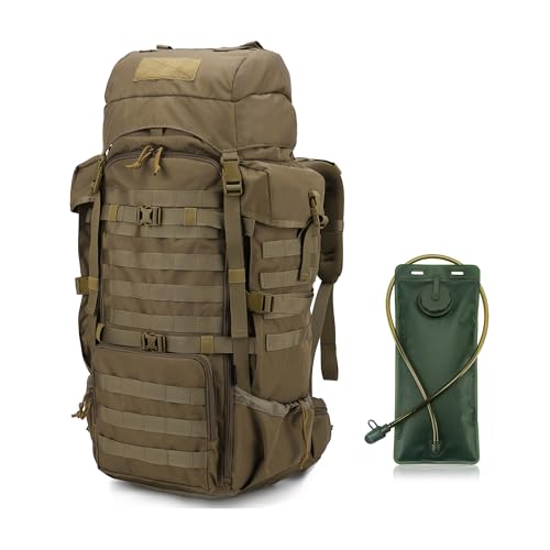 Mardingtop 70L Internal Frame Backpack + 2.5L Hydration Bladder