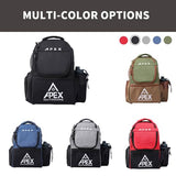 Apex Outdoors Disc Golf Bag, Large Disc Golf Backpack Holds Over 21 Discs