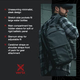Vertx Urban Ghost Tactical Backpack (20L) – Durable Ripstop CCW Carry Pack with Rapid Access Tab, Lockable Zippers, Shock Cord - One Size