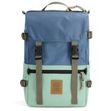 Topo Designs Rover Pack Classic Backpack - Daily Bag for Commutes, Day Trips, Hikes, Iconic Denver Design, PFAS-Free, Fair Trade (Stone Blue/Ash Green)