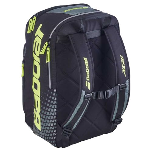 Babolat Pure Aero Tennis Backpack (Metallic Grey/Black/Fluo Yellow)