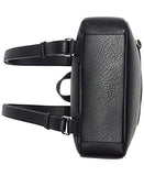 Calvin Klein Reyna Novelty Key Item Flap Backpack, Black/Silver Combo, One Size
