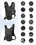 Running Vest with 2L Water Bladder, Lightweight Chest Pack Hydration Backpack with Gear Holder, Reflective Chest Rig for Men Women Hiking Cycling Marathon Runner Gifts