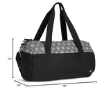 VOLCOM SCHOOLYARD CANVAS DUFFEL, BLACK/WHITE, OSFA